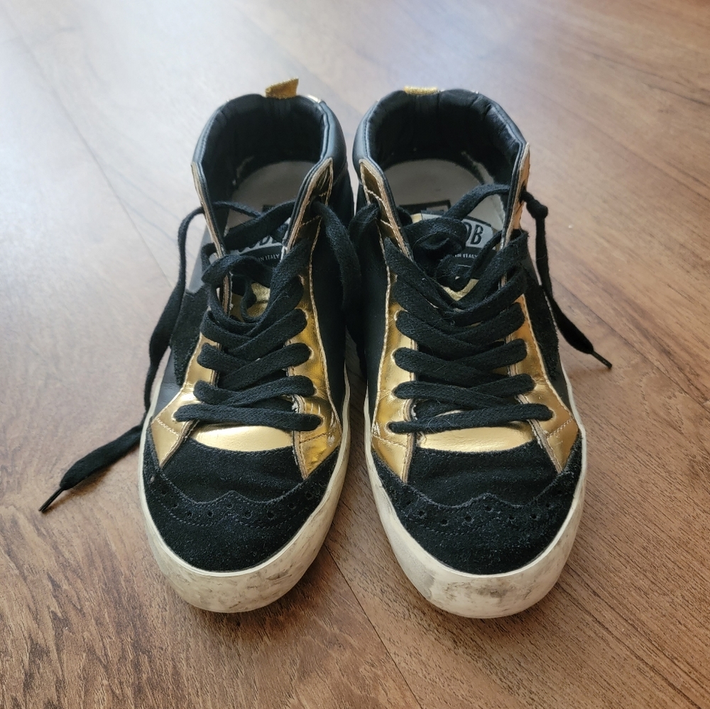 Golden Goose Records High-Top Sneakers